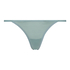 Invisible Stripe Mesh Thong, Gray