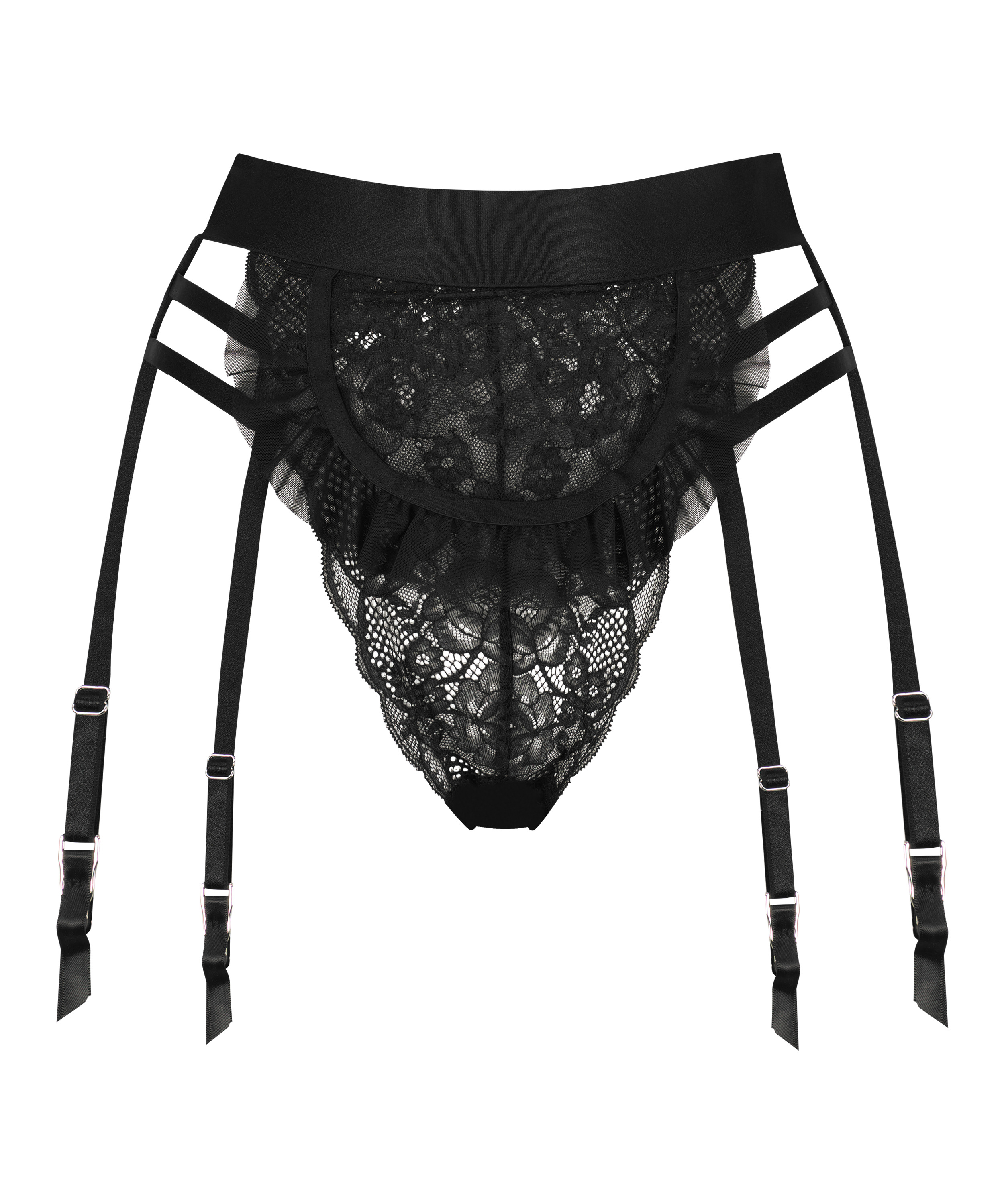 Ellen Maid High Leg Brazilian, Black, main