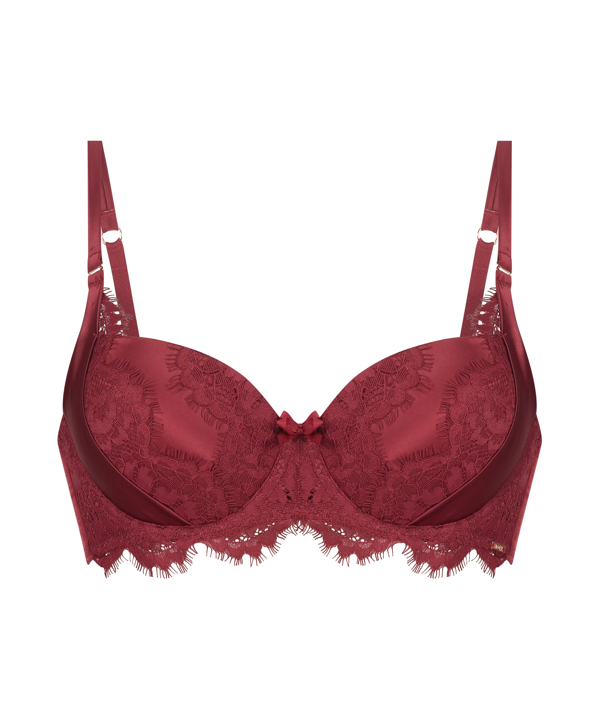 Hannako Padded Underwired Bra, Red, main