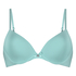 Plunge Padded Underwired Bra, Blue