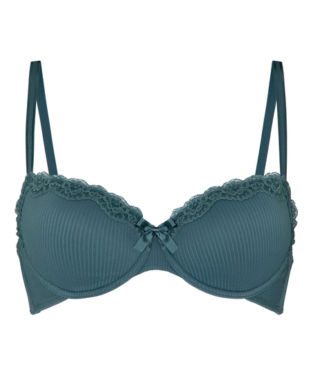 Lola Padded Underwired Bra, Blue