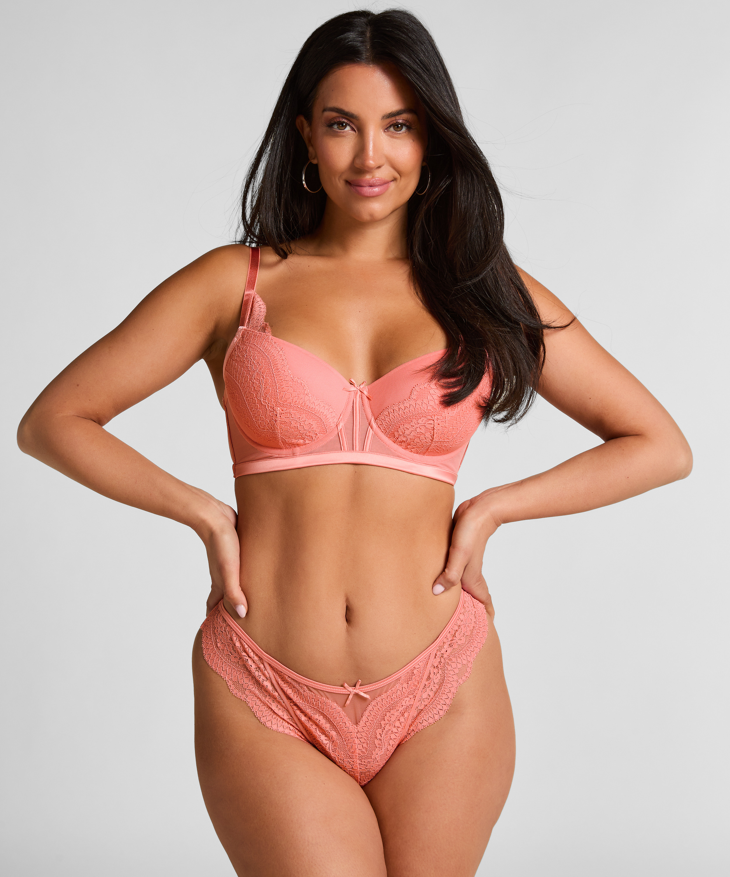 Robijn Underwired Push-Up Bra, Orange, main