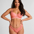 Robijn Underwired Push-Up Bra, Orange
