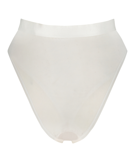 Vibing High-Cut Brazilian, White