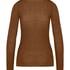 super soft Boatneck shirt with Cashmere, Brown
