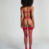 Private Stockings Fishnet, Red