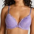Marine Padded Push-Up Underwired Bra, Purple