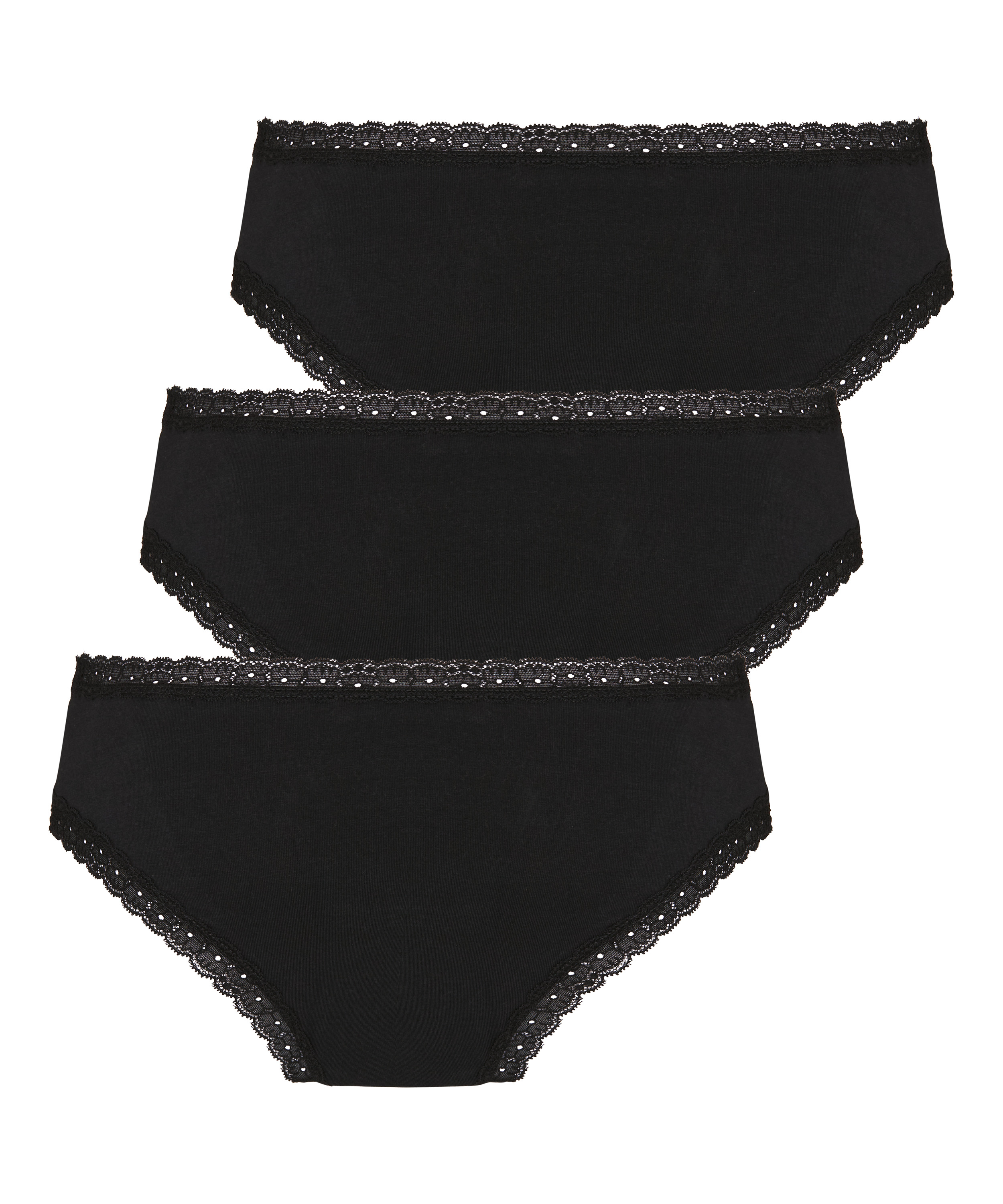 Multipack Cotton Brazilian, Black, main