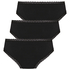 Multipack Cotton Brazilian, Black