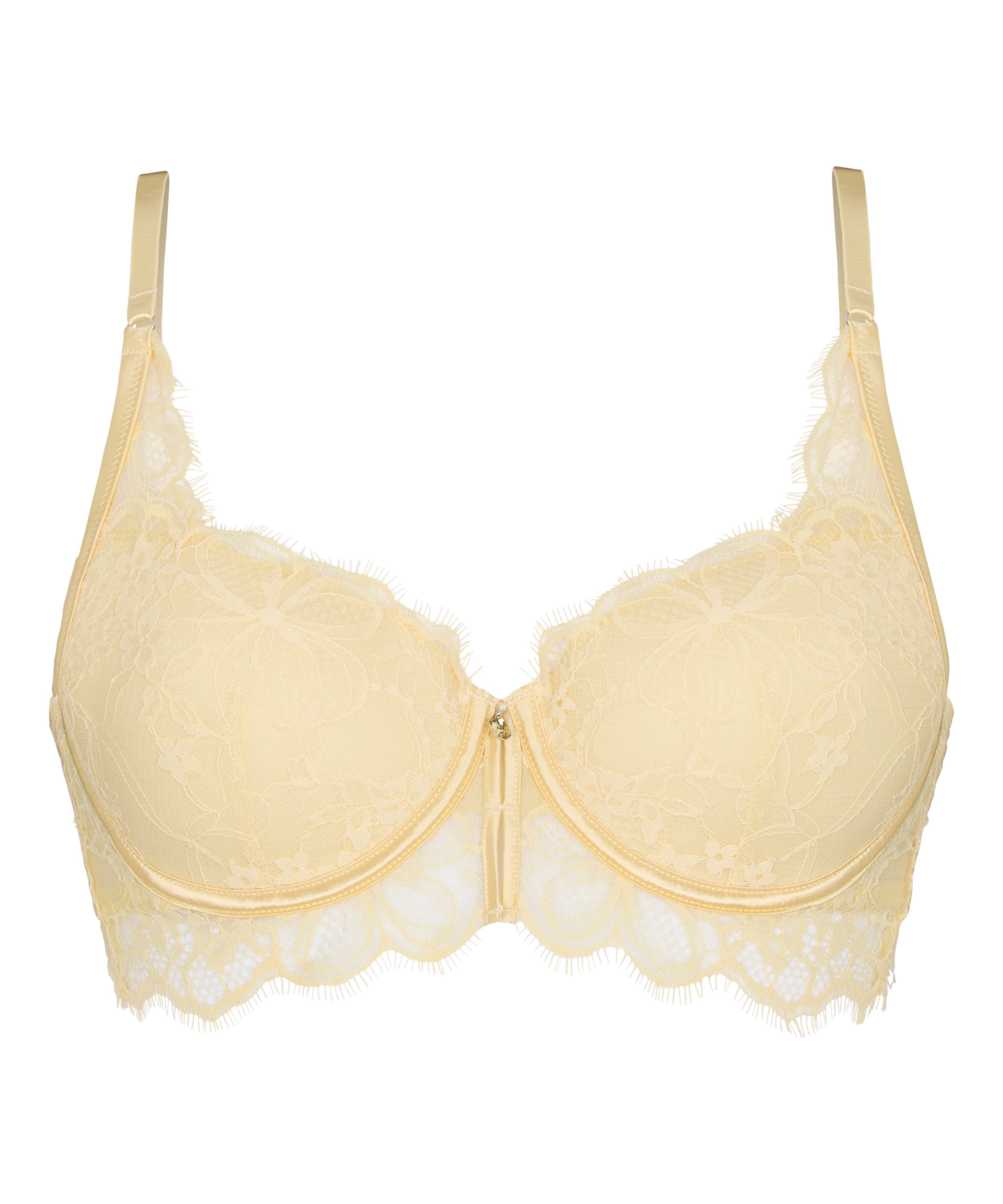 Prina Padded Underwired Bra, Yellow, main