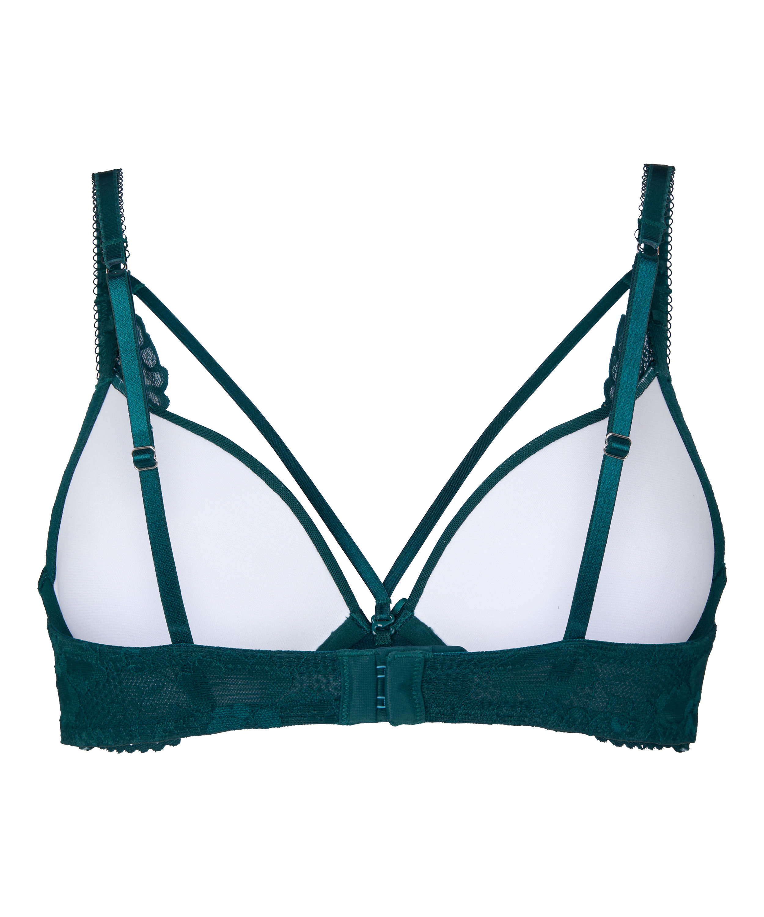 Isadora Padded Underwired Push-Up Bra, Green, main