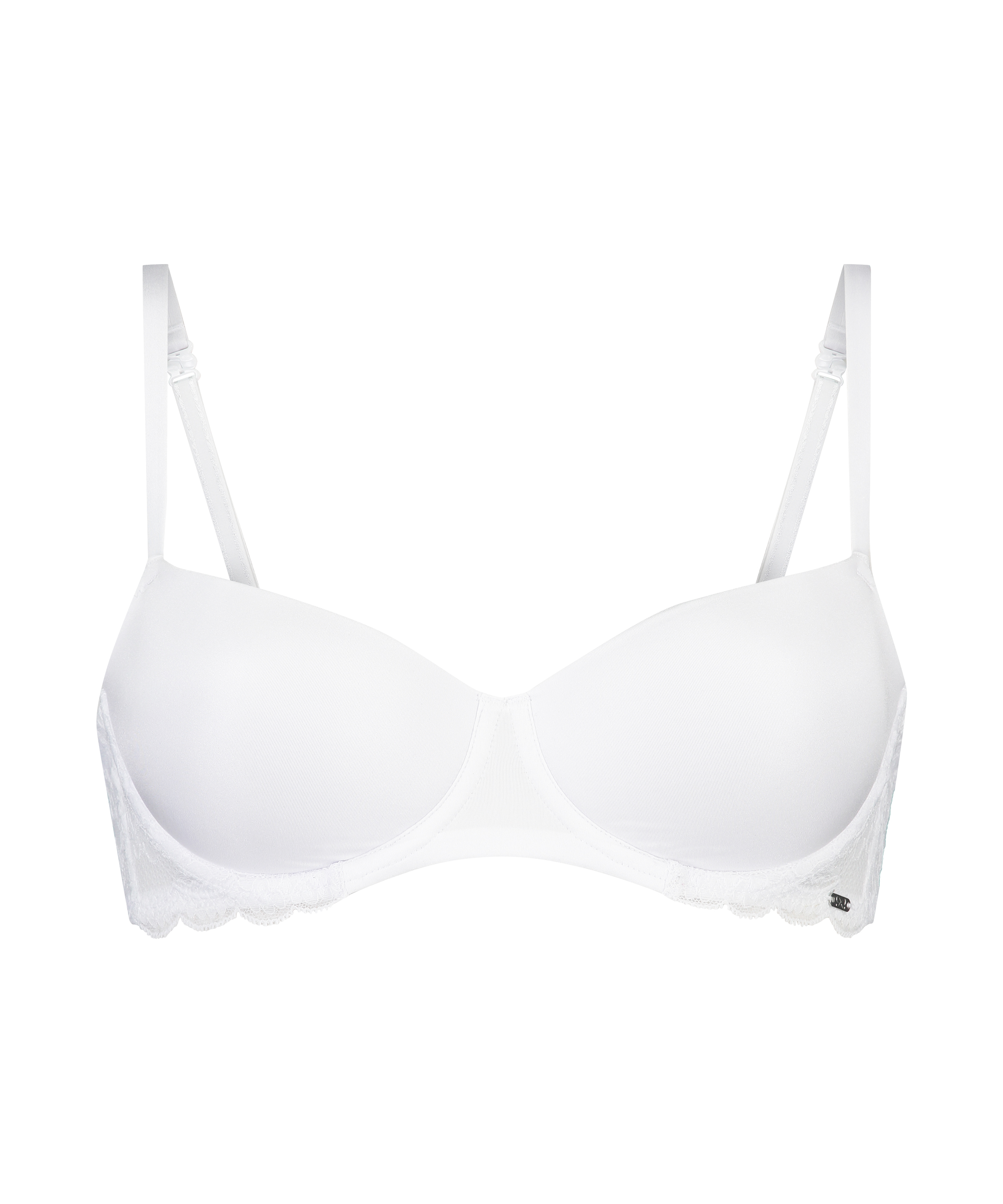 Angie Padded Underwired Bra, One & Only, White, main