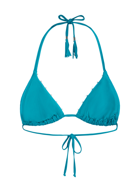 Triangle Bikini Top Aqua, Green
