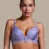 Charlie Padded Push-Up Underwired Bra, Purple