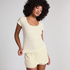 Rib Jersey Top, Yellow