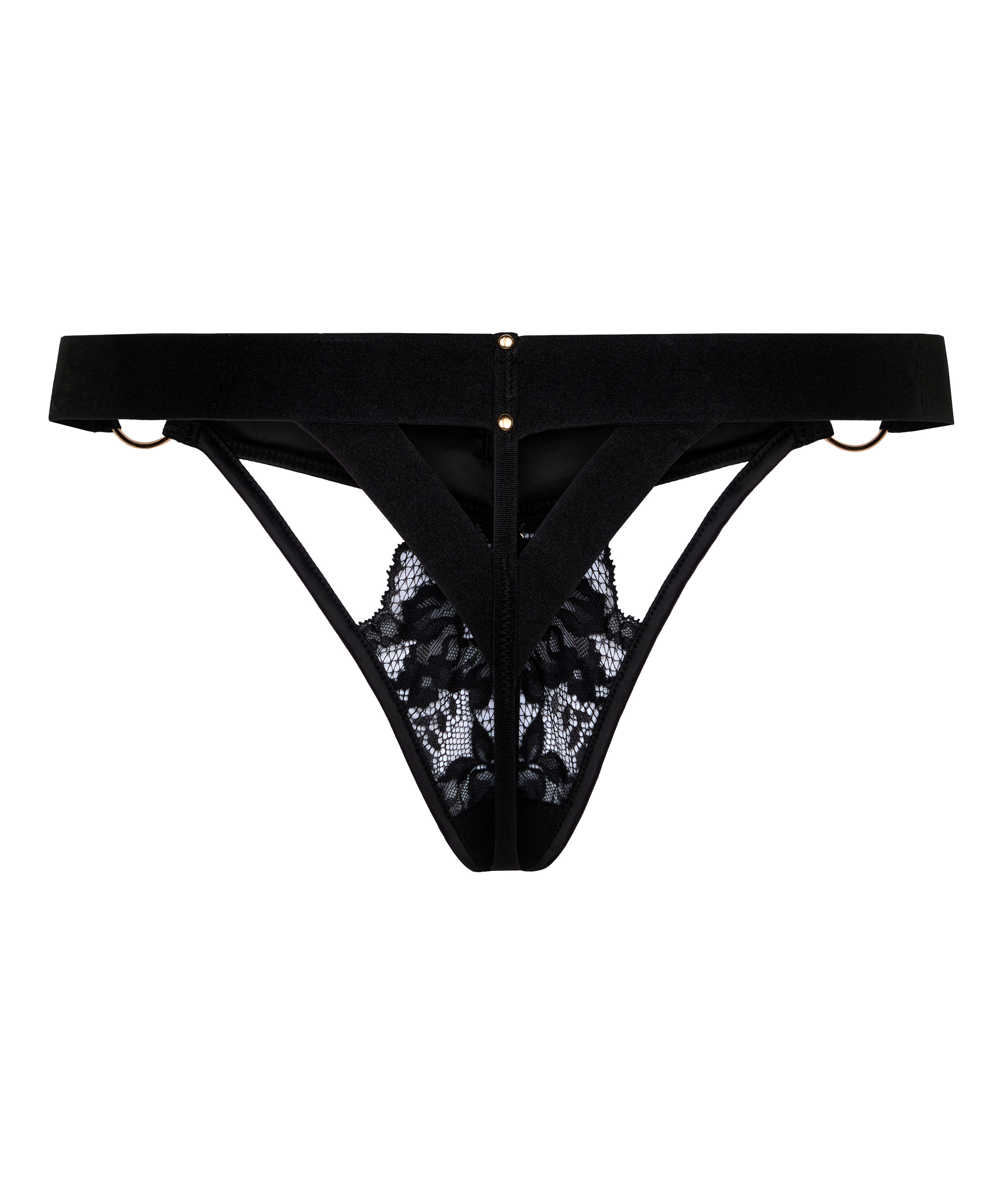 Emmeline Highleg Thong, Black, main