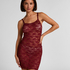 Slipdress Allover Lace, Red