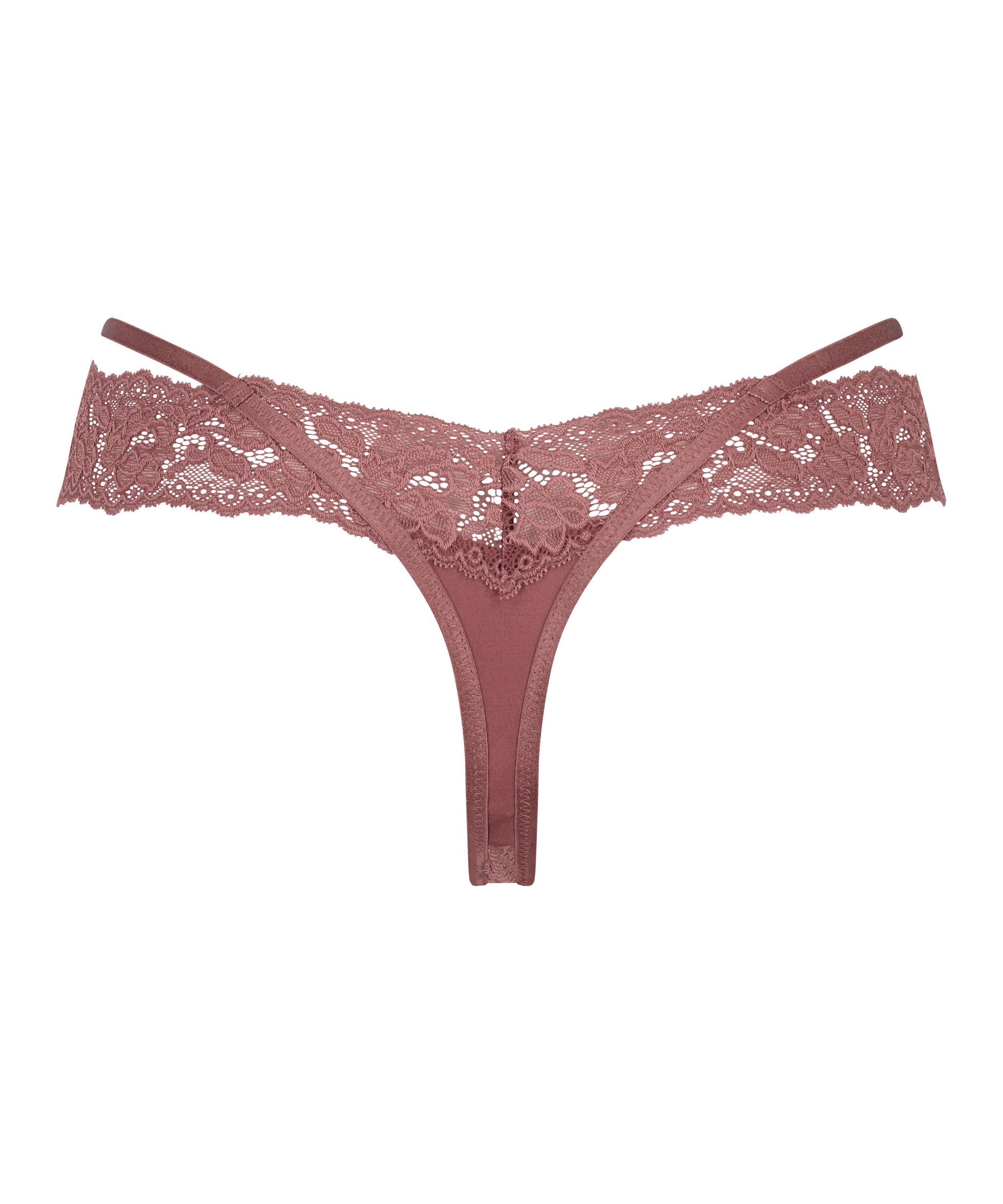 Elliena Extra Low V Thong, Red, main