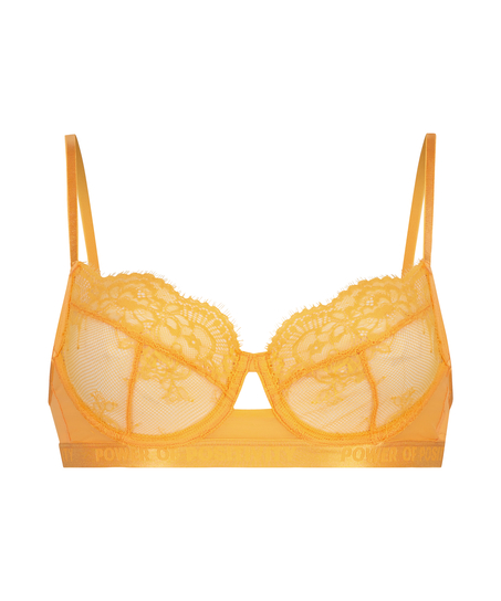 Honey Non-Padded Underwired Bra, Orange