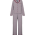 Pyjama Set Poplin Ruffle, Purple