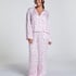 Satin Long-Sleeved Jacket, Pink