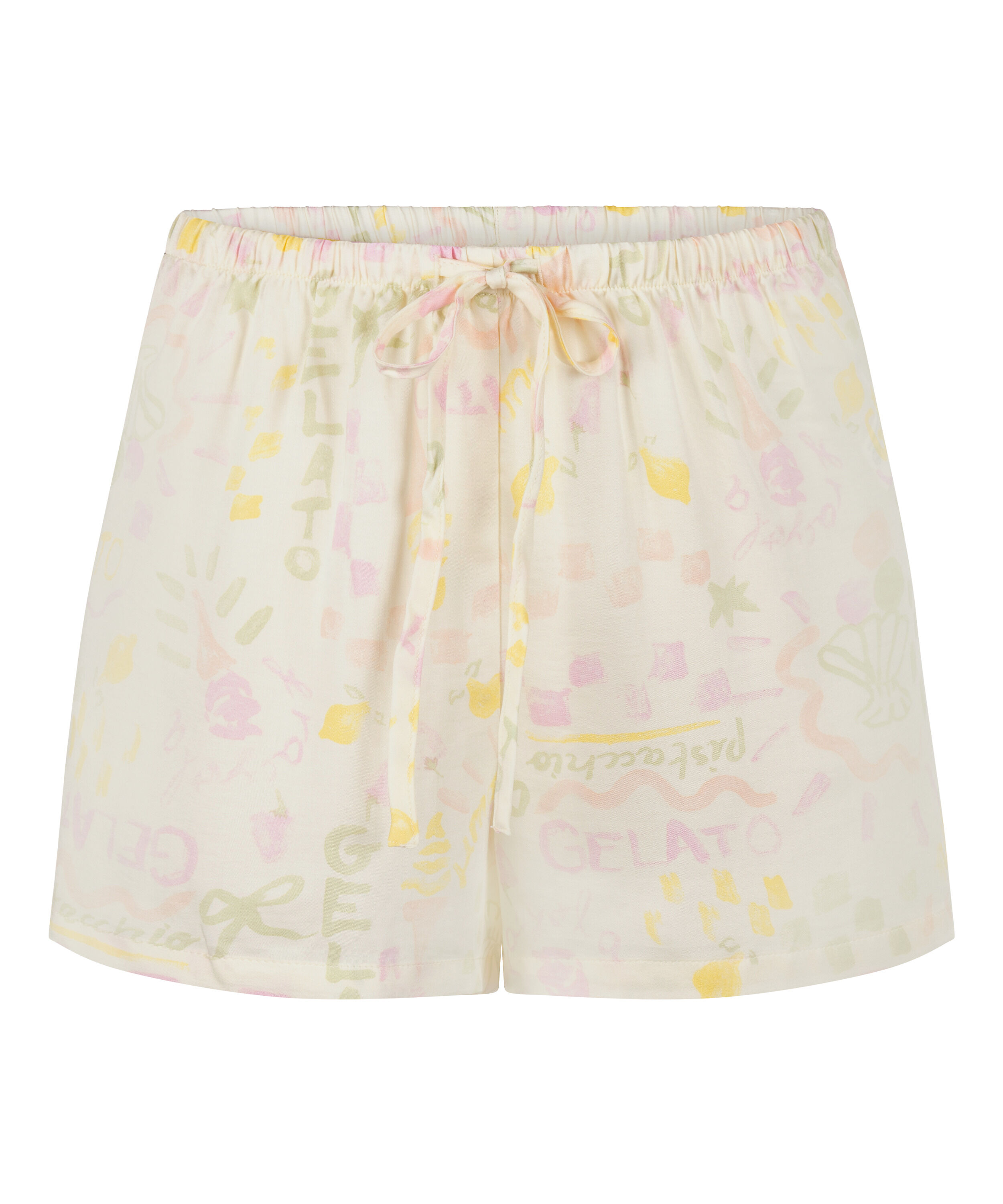 Satin Short, White