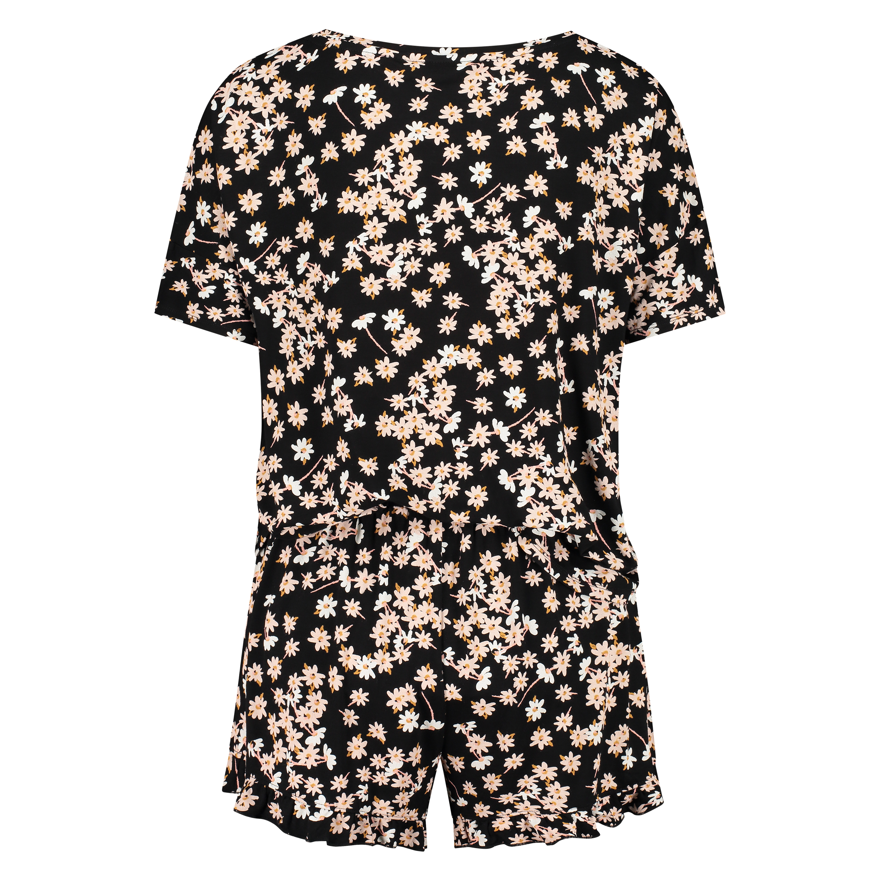 Short pyjama set, Black, main