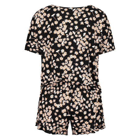 Short pyjama set, Black