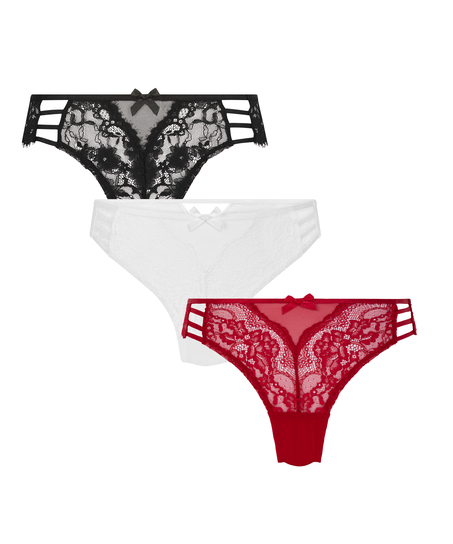 3-Pack Belle, Red