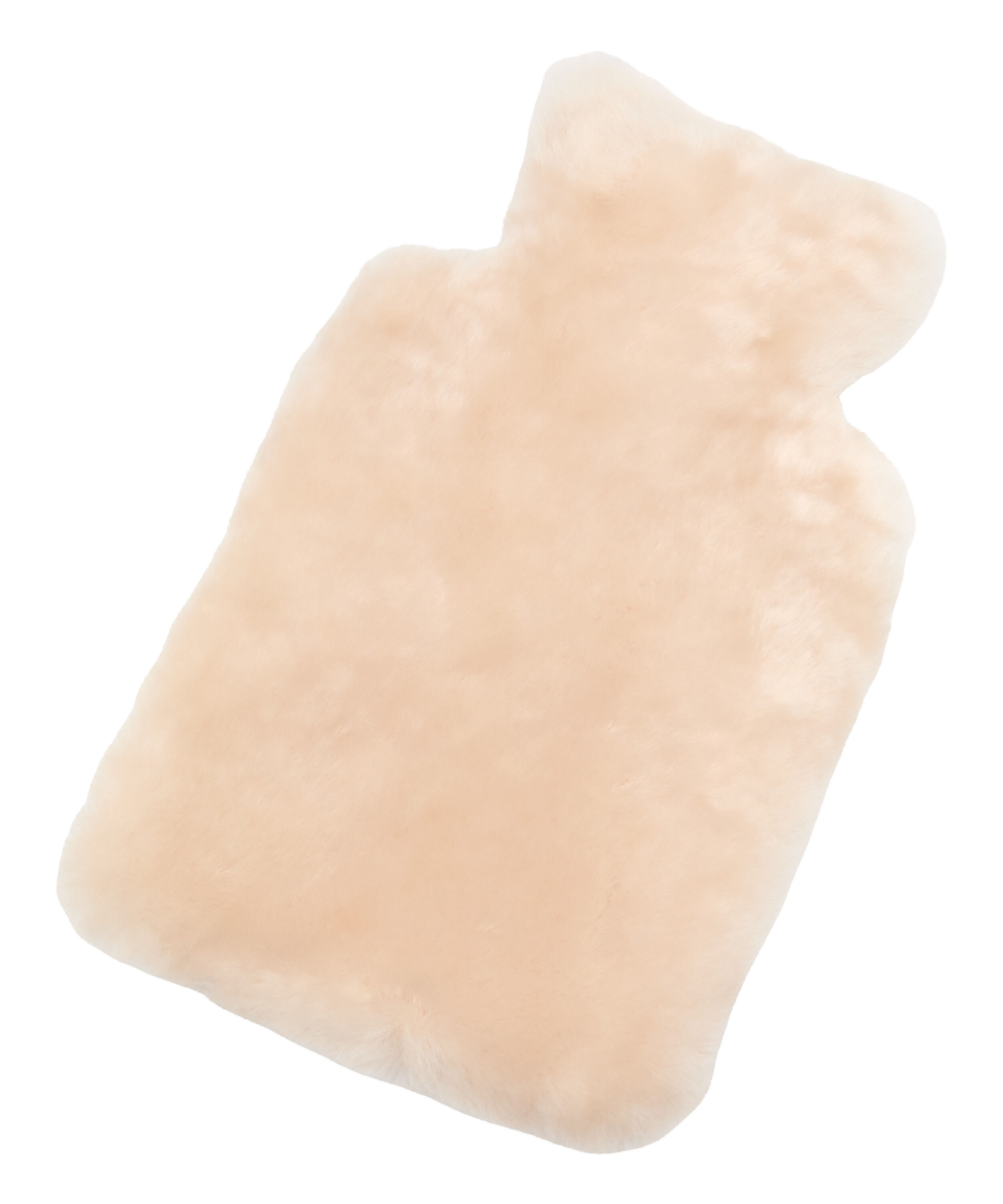 Hot Water Bottle Sheepskin, White