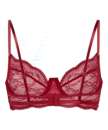 Isabelle Non-Padded Underwired Bra, Red