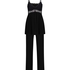 Vera Lace Pyjama Set, Black