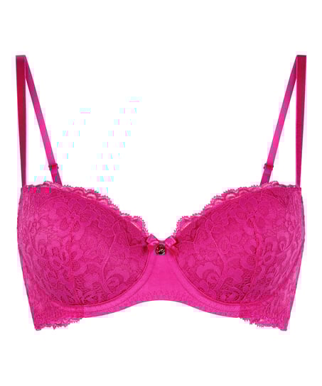 Marine Padded Underwired Bra, Pink
