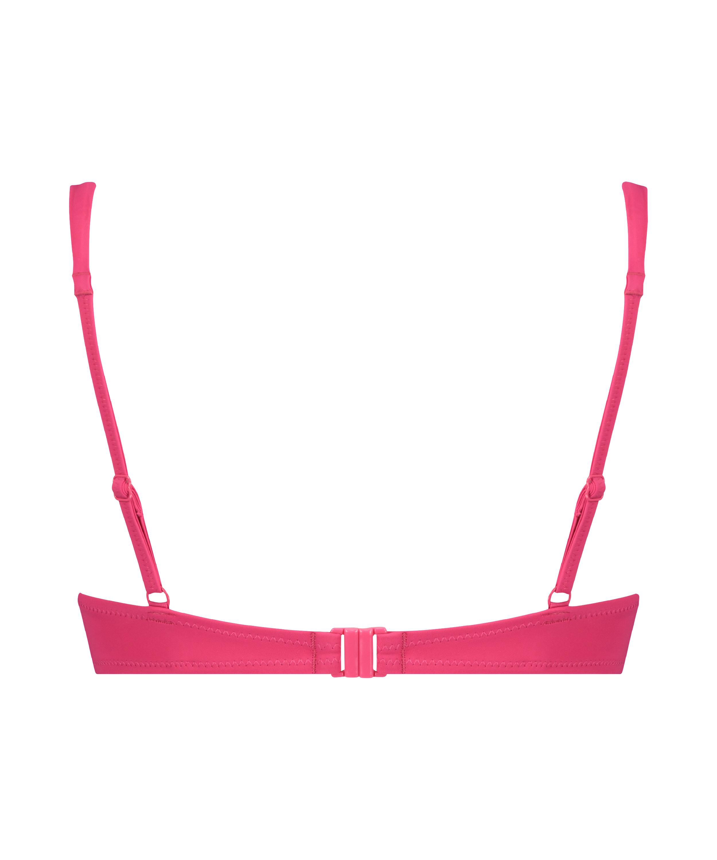 Luxe push-up bikini top Cup A - E, Pink, main