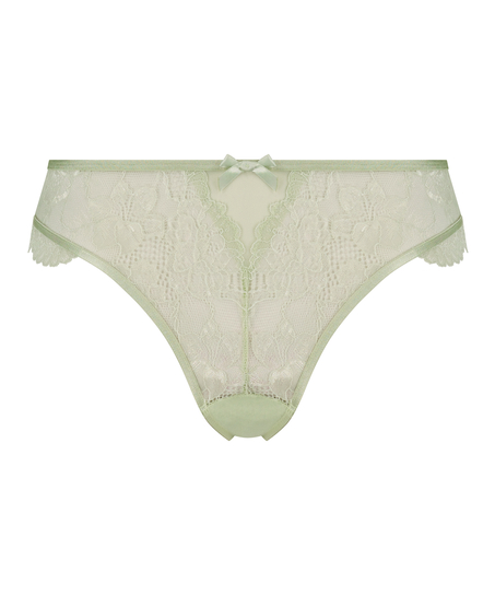 Meghan high-leg Brazilian, Green