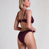 Neoprene Highleg Bikinibottom, Purple