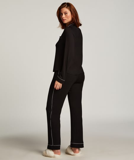 Essential Jersey Long-Sleeved Jacket, Black