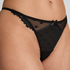 Valora Highleg Thong, Black
