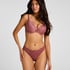 Marine Padded Push-Up Underwired Bra, Purple