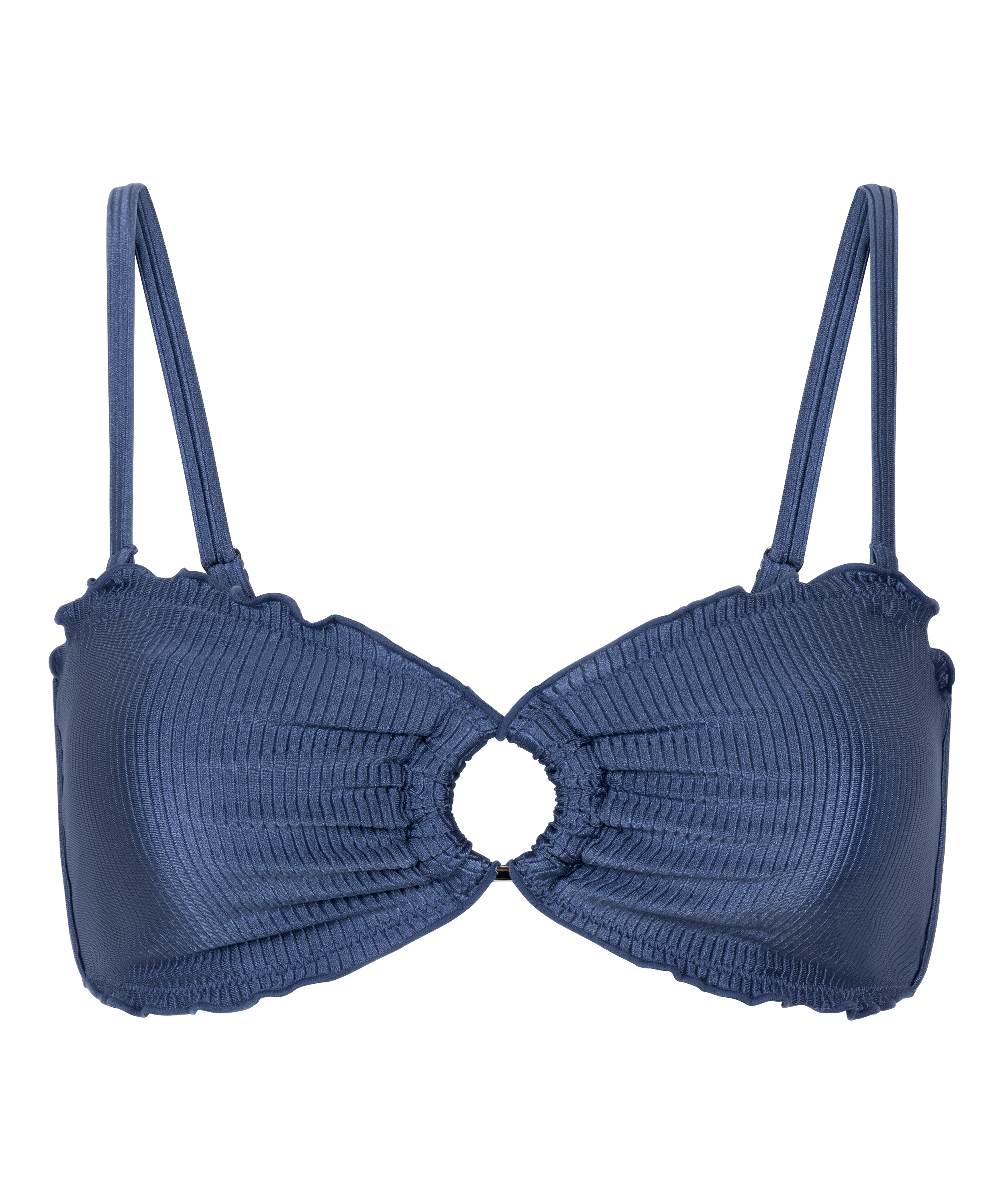 Bandeau Bikini Top Sardinia, Blue, main