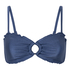 Bandeau Bikini Top Sardinia, Blue