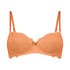 Marine Padded Underwired Bra, Orange