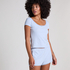 Pointelle Top, Blue