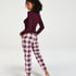 Petite Twill Check Pyjama Pants, Red