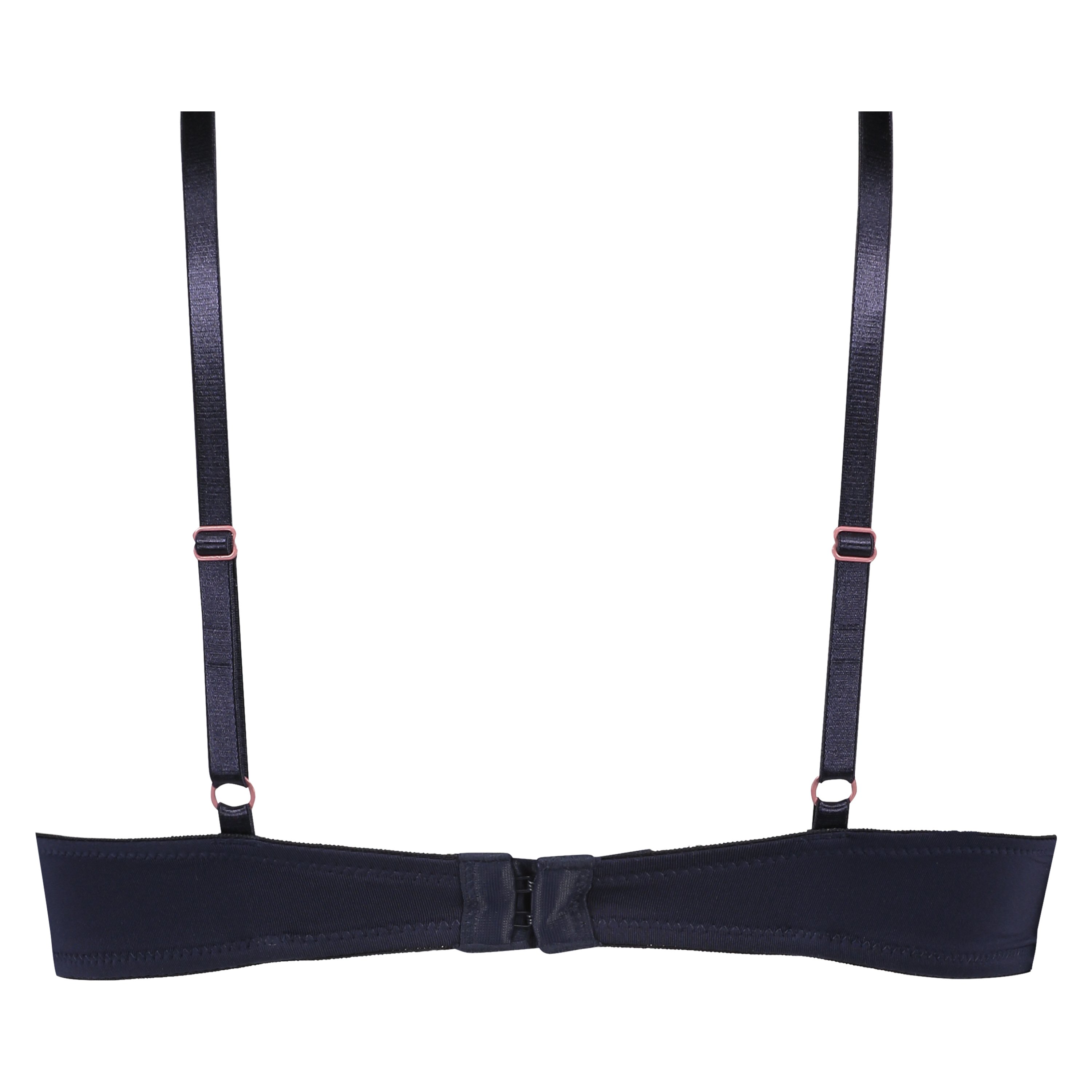 Plunge Padded Underwired Bra, Blue, main