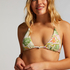 Tropics Triangle Bikini Top, White