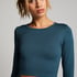 HKMX Seamless Sport Cropped Top, Green
