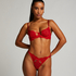 Lulu Non-Padded Underwired Bra, Red