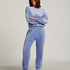 Velours Jogging Pants, Blue