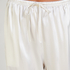 Satin Trousers, White